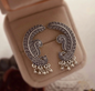 Mayura Ghungroo Statement Earrings