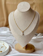 Solitaire Spark Gold Pendant Necklace