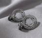 Noor Jaal Oxidized Statement Earrings
