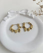 Ripple Hoops Earrings