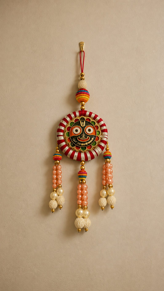 Jagannath Divine Beaded Hanging